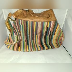 Lucky brand leather shoulder bag